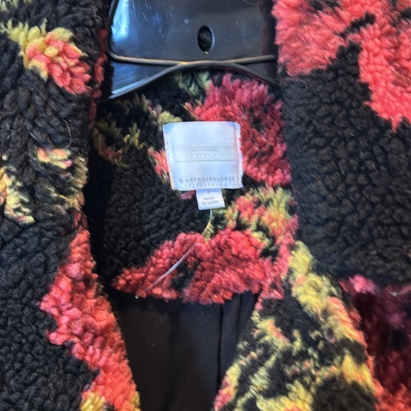 Anthropologie Maeve ￼Sherpa coat - Picture 2 of 6